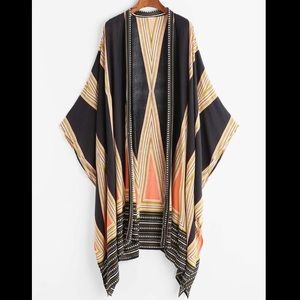 🌟 3/$30 SHEIN Geo Print Kimono O/S